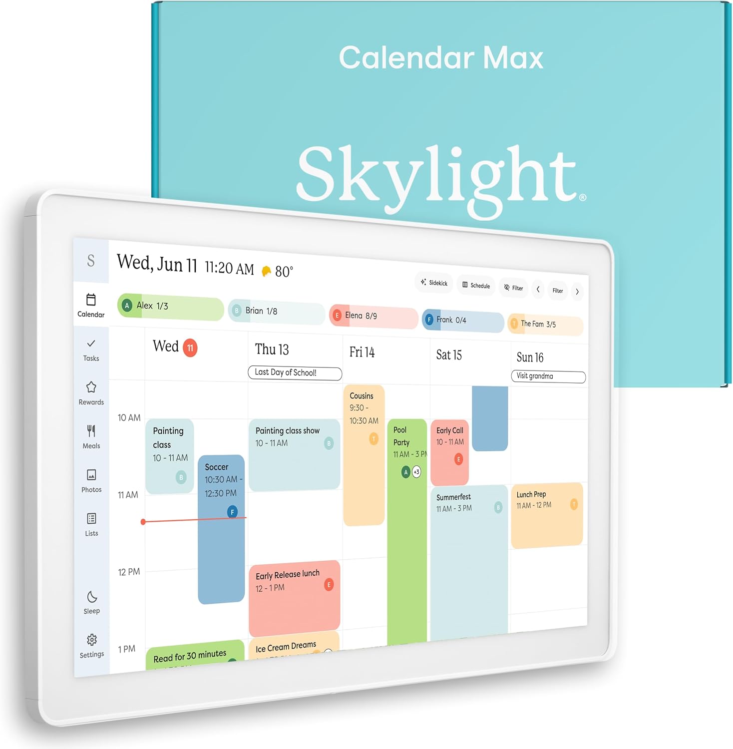 Skylight Calendar Max (27 inch)